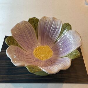 Roscher, flower collection earthware, excellent condition bowl. Beautiful.